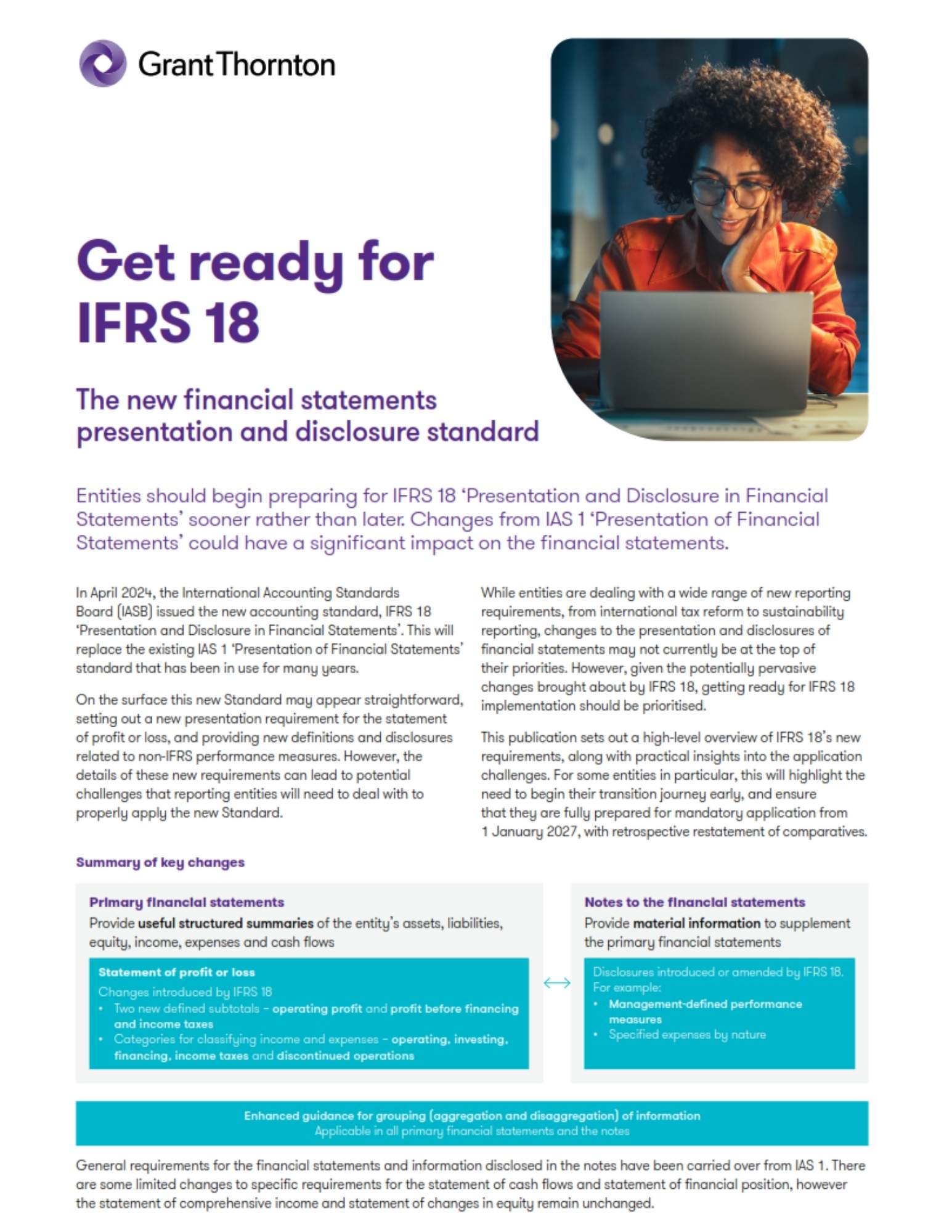 Free IFRS 18 Publications